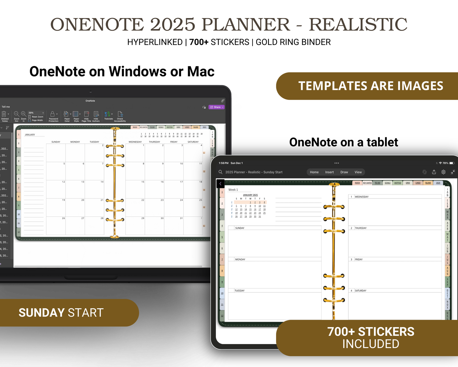 2025 OneNote Planners